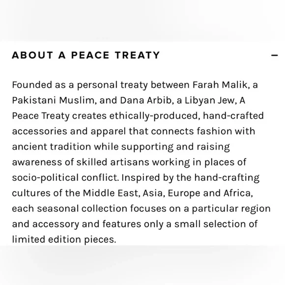 New A Peace Treaty rare silk scarf/wrap - limited edition - Picture 5 of 5